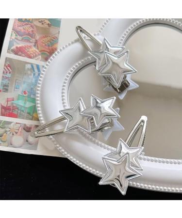 JSGHGDF Metallic Shape Hair Clip Spring Hair Clip for Woman Taking Photo Shopping Travel n-slip 1 pair - Buy Online on SooperMarket.com