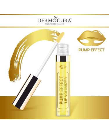 Dermocura Lip Volumizer - Chili Pepper Lip Enlargement Gloss | 5X Transparency | Long-Lasting Instant Plump | Made in Italy - Buy Online on SooperMarket.com