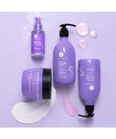 Luseta Biotin & Collagen Hair Growth Conditioner 16.9oz - Repair & Thicken Dry Hair - Sulfate & Paraben Free - Infused with Argan Oil - Buy Online on SooperMarket.com