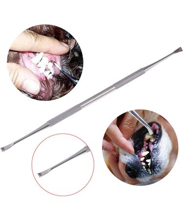 Symphonyw Stainless Steel Dog Calculus Remover - 2PCS Dental Teeth Cleaning Tools - Buy Online on SooperMarket.com