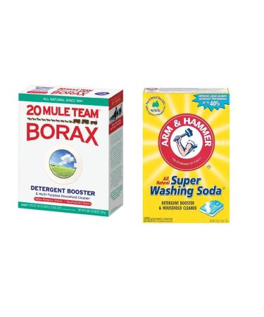 Mule Team Borax and Arm & Hammer Super Washing Soda Variety Pack
