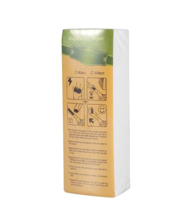 Wax strips for hair removal 20 x 7 x 5 100 sheets bags leg arm armpit hair removal depilatory fleece epilator wax strip paper