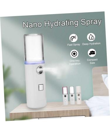Baluue 1pc Sprayer Hydrating Humidifier Mini Face Humidifier Miniature Humidifier Mini USB Humidifier White - Buy Online on SooperMarket.com