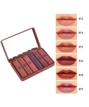 Buy Gazechimp Set of 6 Mini Matte Lipsticks - Vibrant Colors for All Occasions | International Shipping Available - Buy Online on SooperMarket.com