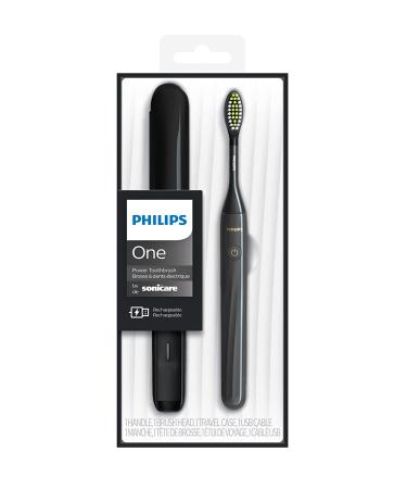 Philips One by Sonicare Rechargeable Toothbrush - Shadow Black HY1200/06 - Buy Online on SooperMarket.com