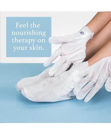 Epielle Hydrating Foot Masks (Socks 6pk) - Shea Butter & Jojoba Oil for Cracked Heels, Dry Feet, and Calluses - Buy Online on SooperMarket.com