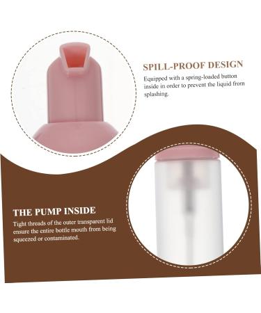 Shop NOLITOY 3pcs Mini Pump Bottles - Perfect for Travel Soap Shampoo & Lotion - Clear Foaming Bottle Set in Miss Pink - Buy Online on SooperMarket.com