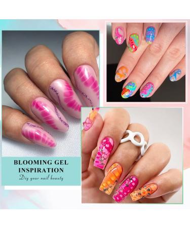 Buy MIZHSE Blooming Gel Nail Polish - Clear Soak Off UV LED Gel for Nail Art 10mL | International Shipping - Buy Online on SooperMarket.com