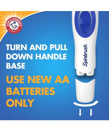 Buy Arm & Hammer Spinbrush Battery Powered Toothbrush - Truly Radiant Soft Bristles - 2 Pack - International Shipping Available - Buy Online on SooperMarket.com