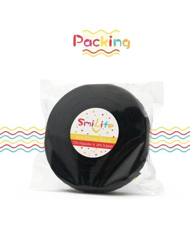 SmiLife 1.1 Non-Slip Silicone Gripper Tape for Clothing - 12 Yards, Black - Buy Online on SooperMarket.com