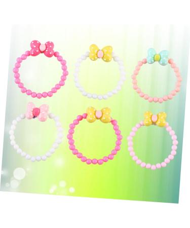 Shop Toyandona 6-Pack Colorful Baby Girl Bracelets - Candy-Colored Party Accessories for Little Princesses - Buy Online on SooperMarket.com