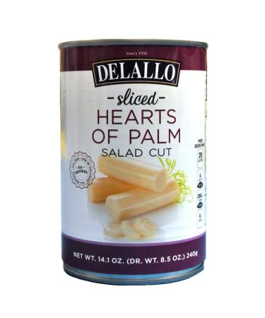 DeLallo Salad Cut Hearts of Palm, 14.1 -Ounce Unit (Pack of 6)