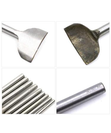 Odowalker Strap End Punch Set - 10pc Leather Craft Tools for Crafting Strap Belt Wallets & Bags - Half-Round Cutter Punch (5-50mm) - Buy Online on SooperMarket.com