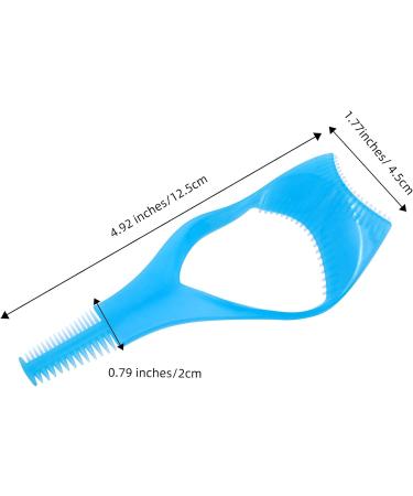WLLHYF Mascara Shield Guard | Makeup Lash Comb Separator | Eyelash Applicator Tool for Women (Blue Pink Rose) - Buy Online on SooperMarket.com