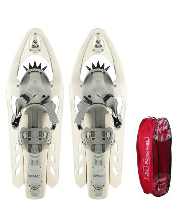 Inook Odalys snowshoes I snowshoes with climbing aid I EU 34-43 I snowshoe set with practical snowshoes carrying bag I individually adjustable and many patented functions