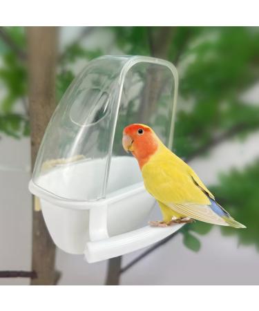 JNAWA 2pcs Bird Cage Feeder Bird Water Bottles Food Holder Feeder Parrot Food Dispenser for Cockatiel Parrots Budgie Lovebirds - Buy Online on SooperMarket.com