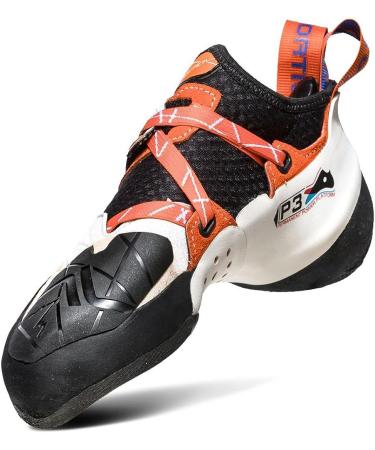 La Sportiva Women's Solution Rock Climbing Shoes 7.5-8 White Lily/Orange - Buy Online on SooperMarket.com