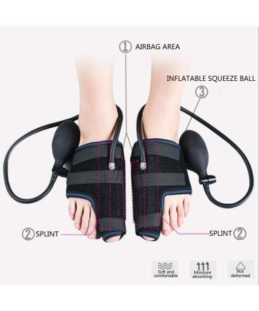 JHGCCL Toe Separators Gel Sleeves - Big Toe Alignment Valgus Corrector with Adjustable Air Pressure - Day and Night Foot Support for Treatment and Prevention - Buy Online on SooperMarket.com