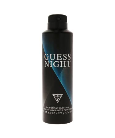 Guess Night Deodorant Body Spray by Guess for Men - 6 oz Body Spray