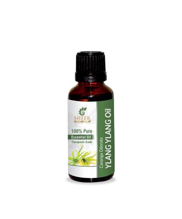 Sheer Essence Pure Essential Oils for Aromatherapy Skin Use Diffusers Candle and Soap Making - 100% Undiluted & Uncut (Therapeutic Grade) - 5 ML (Ylang Ylang)