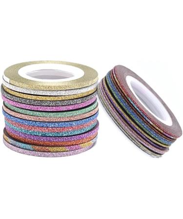 3 Rolls(One roll per size) Monochrome Scrub Nail Art Striping Tape Lines Width 1/2/3mm-Striping Tape for Nail Art-Nail Striping Tape Foil-Nail Striping Tape Thick-Nail Striping Tape with Dispenser-Self-Adhesive DIY Nail Art Tape 14 - Buy Online on SooperMarket.com