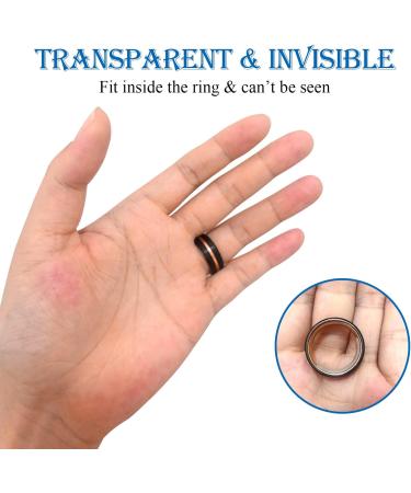 Invisible Transparent Ring Size Adjuster Set - 57pcs for Loose Rings - Ring Reducer Spacer for Women and Men - Buy Online on SooperMarket.com
