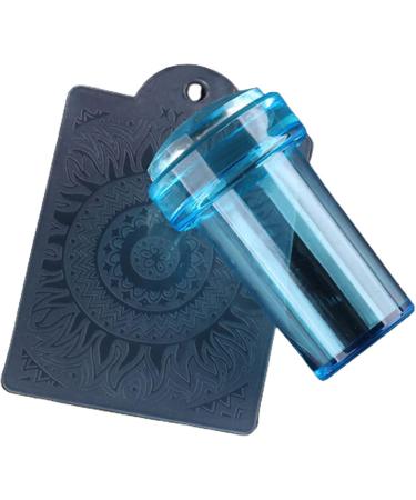 wirlsweal Nail Art Stamper Easy Storage Portable Reusable Nail Tool Stamp Seal for Fingernails Nail Stamp Trendy for Ladies Purple - Buy Online on SooperMarket.com