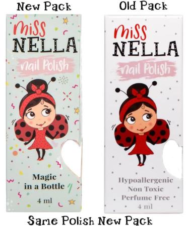 Miss Nella Croco Dazzle Safe Red Glitter Nail Polish for Kids - Non-Toxic, Odour Free & Easy Peel Off Formula - Buy Online on SooperMarket.com