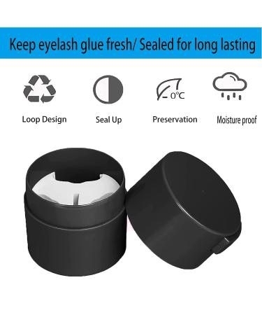 Sealed Eyelash Glue Storage Tank - Leak-proof Container for Lash Extension Supplies - Buy Online on SooperMarket.com