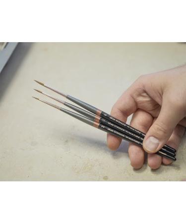 da Vinci Series 70 Miniature Maestro Kolinsky Red Sable Round Size 3 - Extra Pointed & Long - Buy Online on SooperMarket.com