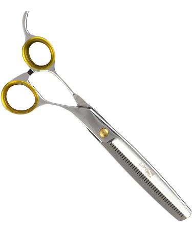 Sharf Gold Touch 6.5 42-Tooth Dog Thinning Shears | Japanese Stainless Steel Pet Grooming Shears - Buy Online on SooperMarket.com