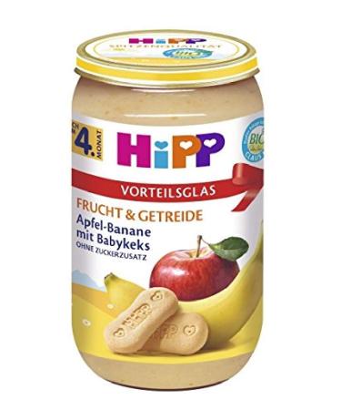 Buy HIPP Organic Baby Food Bundle: Couscous with Vegetables & Chicken 6-Pack + Apple Banana & Biscuit 6-Pack - Healthy Baby Meals International Shipping - Buy Online on SooperMarket.com