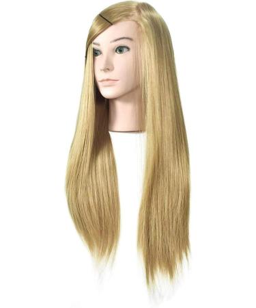 Tailor Puppet Training Head - Female Synthetic Hair Mannequin for Hairdresser & Cosmetology - Buy Online on SooperMarket.com