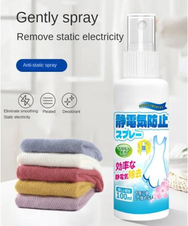 Buy Two 100ml Anti-Static Spray for Hair & Clothes - Smoothing & Wrinkle Removal (Blue) - International Shipping Available - Buy Online on SooperMarket.com
