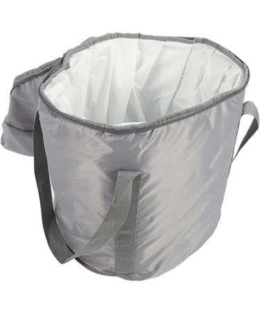 Portable Foldable Foot Soaking Bag Waterproof Wear Resistant Foot Bath Bag Feet Bath Basin with Handle for Travel Camping - Buy Online on SooperMarket.com