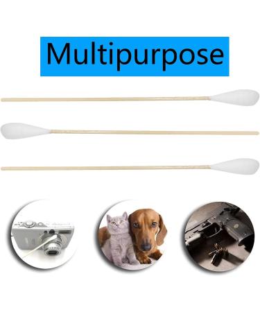 Precision Cotton Swabs for Gun Cleaning Makeup & Pet Care - 200 Large Sticks (6 Long Sticks) - Buy Online on SooperMarket.com
