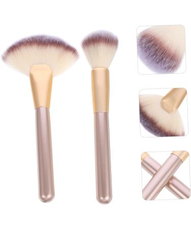 minkissy 4 Sets Makeup Brush Facial Makeup Brush Woman Wooden Handle Powdery Paint - Buy Online on SooperMarket.com