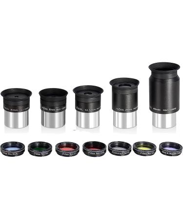CelticBird 1.25 Eyepiece and Filter Set with Carry Case - Telescope Accessory Kit (13 Piece) - Buy Online on SooperMarket.com