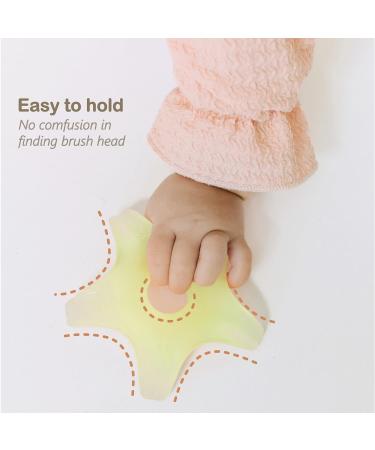 Miraloop Starfish Baby Bite Ring - Food-Safe Silicone Teether for Gum Massage | International Shipping - Buy Online on SooperMarket.com