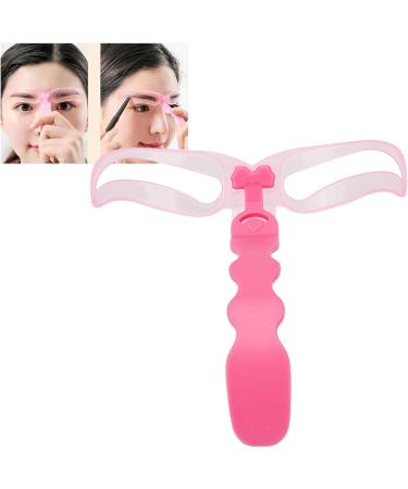 Eyebrow Template Time Saving 4 Shapes Washable Handheld Eyebrow Stencil Reusable ABS Material Portable for Home for Beginners - Buy Online on SooperMarket.com