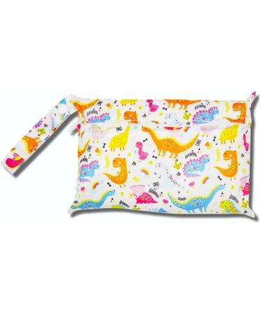 Egurs Waterproof Wetbag - Reusable Diaper & Nappy Bag with Dinosaur Design | International Shipping Available - Buy Online on SooperMarket.com