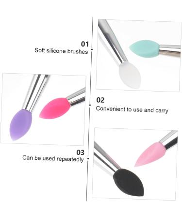 Gogogmee 6pcs Eye Shadow Brush Makeup Cosmetic Eyeshadow Brush Make up Silicone Brush - Buy Online on SooperMarket.com