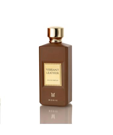 Merve Vibrant Leather Premium Long Lasting Fragrance Luxury Scent For Unisex | Spicy Leathery Musk - Buy Online on SooperMarket.com