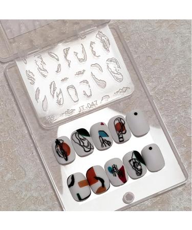 Flower Nail Silicone Mold 3D Butterfly Embossing Gel Print Stencil Nail Carving Template Tool For Nail Decors JT030 - Buy Online on SooperMarket.com