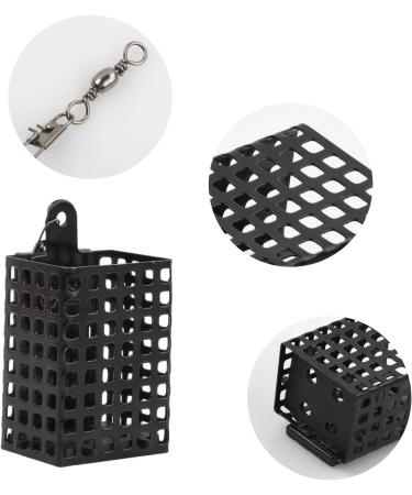 Anseom 6-Piece Metal Fishing Feeder Basket Set | Lead-Free Forage Baskets with Weights (10g 20g 40g 50g 60g) - Ideal for International Shipping - Buy Online on SooperMarket.com