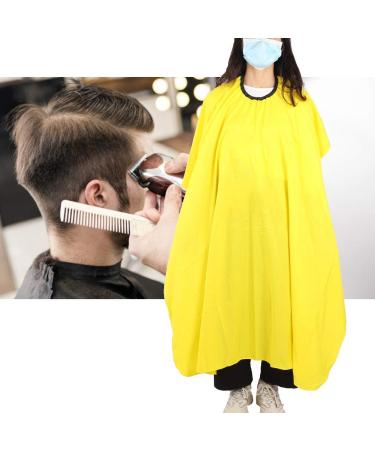 Hairdressing Cape Professional Hairdressing Apron Hair Cutting Dyeing Hairdresser Adjustable Dress Cape Hairdressing Apron Yellow for Barbers and Hairdressers 130 x 120cm - Buy Online on SooperMarket.com