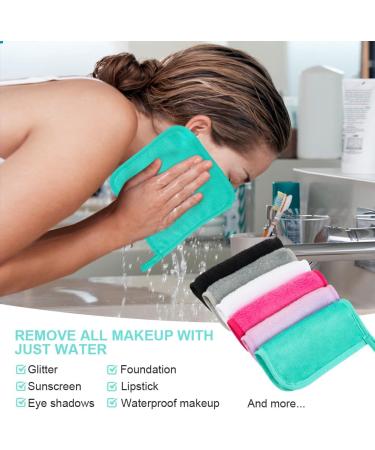 URAQT 6 Pack Face Cloths Make Up Remover 7.87 * 7.87in Soft Microfibre Face Wipes for Reusable Makeup Remover Cloth Washable Ultra Soft Facial Cleansing Wipe Cloths (Multi-Color) 6 Pcs-multi-colored - Buy Online on SooperMarket.com