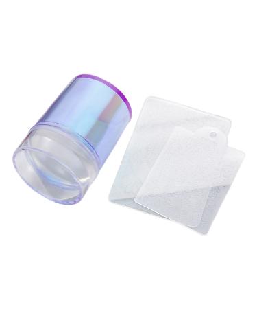 Wirlsweal 1 set nail art stamp trendy good elasticity soft texture nail tool stamp for female nail tools stamps easy to clean for women