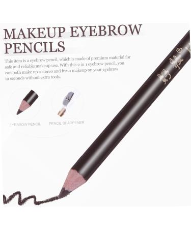 Mikinona 8pcs Pencil Sharpener Eyebrow Pencil Lady Tools Black Colored Pencils Eyebrow Pencils Wooden 1 count (Pack of 1) Coffee - Buy Online on SooperMarket.com