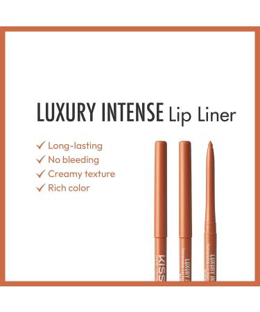 kiss new york Luxury Intense Lip Liner - Long-Lasting Creamy Retractable Lip Liner 3PCS (Brown) - Buy Online on SooperMarket.com